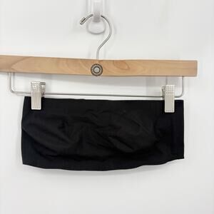 Negative Bandeau Bra Womens 1 Black Stretch Comfort Strapless Base Black Boned